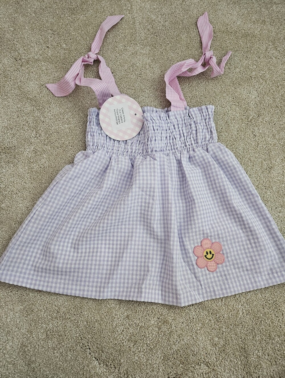NWT Classic Whimsy Purple Gingham Aurora Top